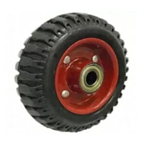 Колеса цельнолитые с рефленой резиной